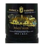 Pinot Noir 2015, výber z hrozna, suché, 0,75 l