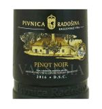 Pinot Noir 2016, neskorý zber, suché, 0,75 l