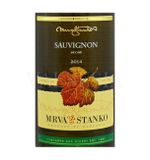 Mrva & Stanko Sauvignon - Čachtice 2014, akostné víno, suché, 0,75 l