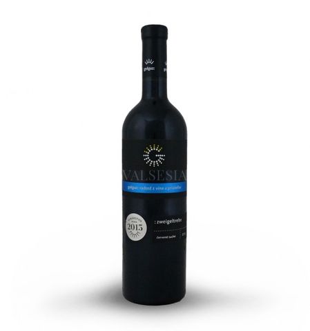 Zweigeltrebe, r. 2015, akostné odrodové víno, suché, 0,75 l