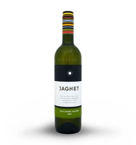 Jagnet Veltlínske zelené 2020, D.S.C., akostné víno, suché, 0,75 l
