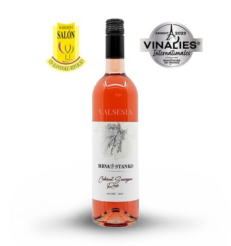 Cabernet Sauvignon rosé 2022, akostné víno, suché, 0,75 l