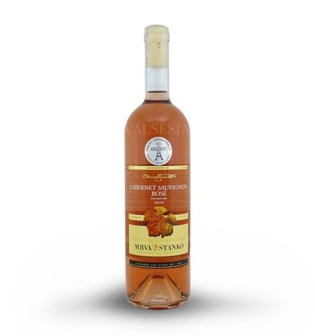 Cabernet Sauvignon rosé - Vinodol 2014, akostné víno, polosuché, 0,75 l