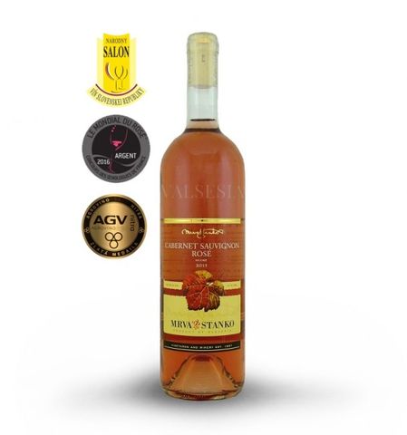 Cabernet Sauvignon rosé - Vinodol 2015, akostné víno, suché, 0,75 l