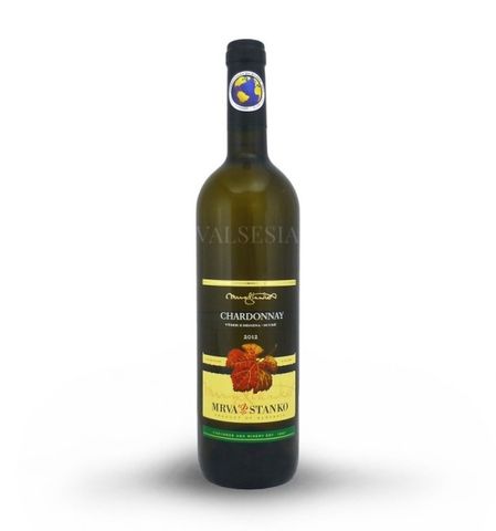 Chardonnay - Čachtice 2012, výber z hrozna, suché, 0,75 l