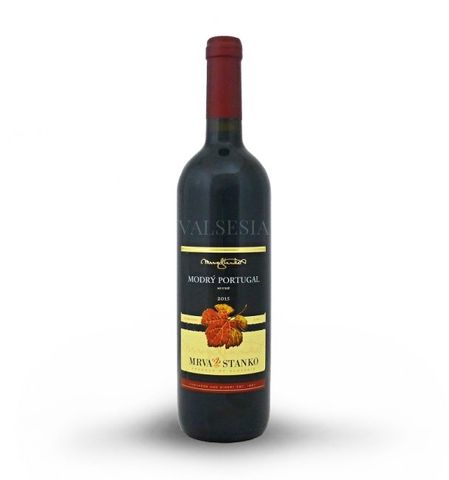 Modrý portugal - Dolné Orešany 2015, akostné víno, suché, 0,75 l