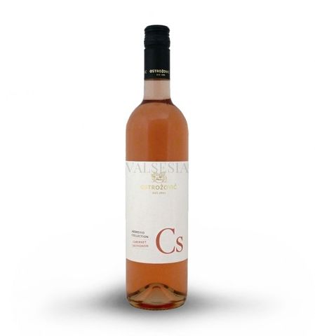 Cabernert Sauvignon rosé Abbrevio 2016, polosuché, 0,75 l