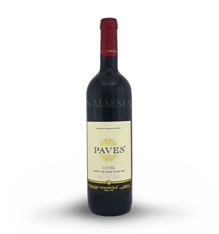 Paves červený - cuvée 2011, akostné značkové víno, suché, 0,75 l