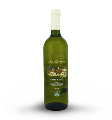 Pinot blanc 2015, neskorý zber, suché, 0,75 l