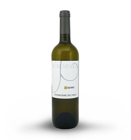 Veltlínske zelené 2017, akostné víno, suché, 0,75 l