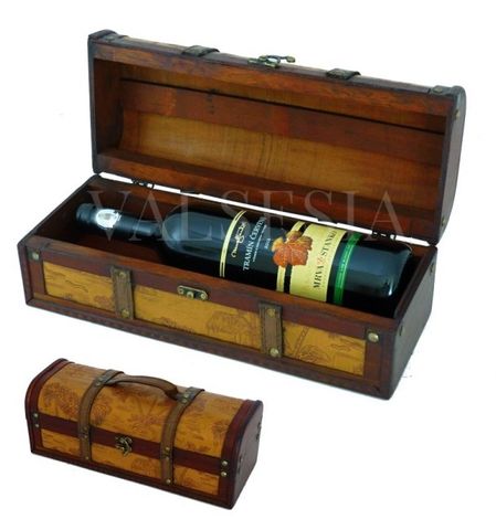 Rustikálny darčekový box na víno F17