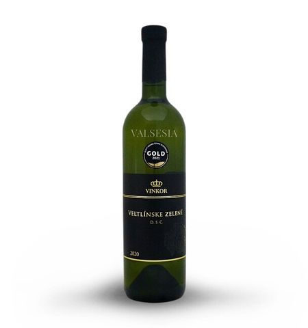Veltlínske zelené 2020, D.S.C., akostné víno, suché, 0,75 l